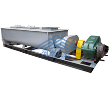 河南91视频网站灰庫雙軸加濕攪拌器構成及安裝