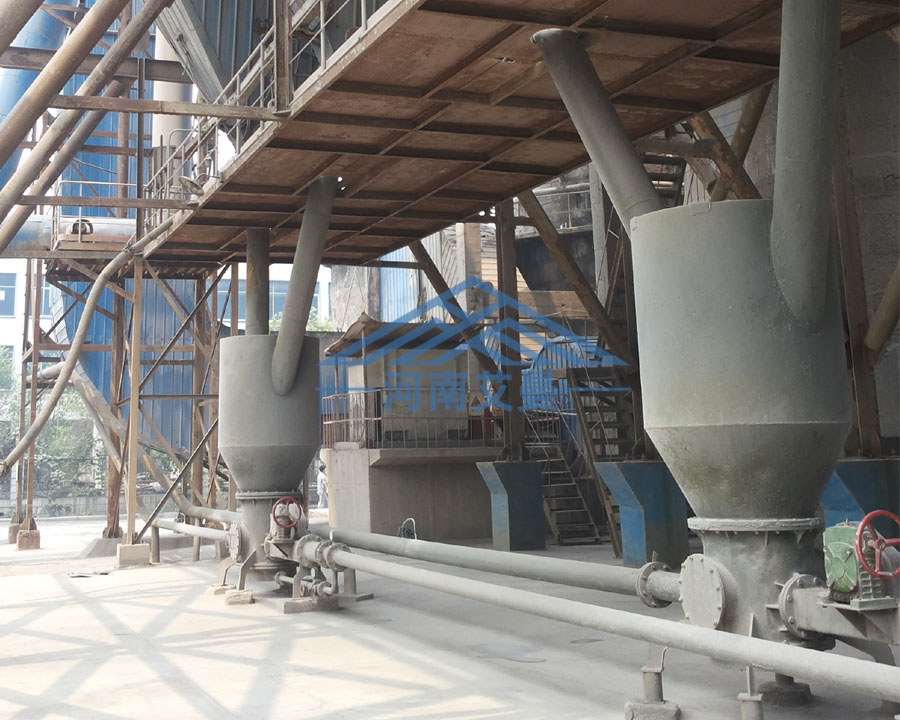 河南焦煤集（jí）團粉煤灰氣力輸送（sòng）係統現場